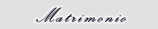 MATRIMONIO